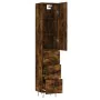 Smoked oak plywood sideboard 34.5x34x180 cm by , Sideboards - Ref: Foro24-3198886, Price: 110,40 €, Discount: %