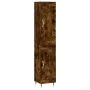 Smoked oak plywood sideboard 34.5x34x180 cm by , Sideboards - Ref: Foro24-3200438, Price: 95,15 €, Discount: %
