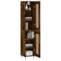 Smoked oak plywood sideboard 34.5x34x180 cm by , Sideboards - Ref: Foro24-3200438, Price: 95,15 €, Discount: %