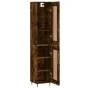 Rauchiger Eichenfurnier-Holzschrank 34,5x34x180 cm von , Sideboards - Ref: Foro24-3200438, Preis: 95,15 €, Rabatt: %