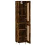 Smoked oak plywood sideboard 34.5x34x180 cm by , Sideboards - Ref: Foro24-3200438, Price: 95,15 €, Discount: %
