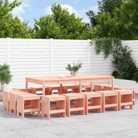 Garden dining set 17 pieces solid fir wood Douglas by , Garden sets - Ref: Foro24-3157732, Price: 759,00 €, Discount: %
