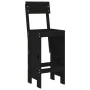 Garden set with table and high stools, 5 pieces, made of black pine wood. by , Garden sets - Ref: Foro24-3157803, Price: 353,...