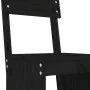 Garden set with table and high stools, 5 pieces, made of black pine wood. by , Garden sets - Ref: Foro24-3157803, Price: 353,...