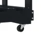 Firewood cart with solid black pine wood wheels 76.5x40x108 cm by , Firewood bags and holders - Ref: Foro24-833334, Price: 80...