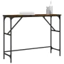 Engineered wood smoked oak console table 100x32x75 cm by , Side tables - Ref: Foro24-834057, Price: 42,27 €, Discount: %