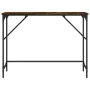 Engineered wood smoked oak console table 100x32x75 cm by , Side tables - Ref: Foro24-834057, Price: 42,27 €, Discount: %