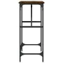 Engineered wood smoked oak console table 100x32x75 cm by , Side tables - Ref: Foro24-834057, Price: 42,27 €, Discount: %