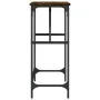 Konsole aus geräucherter Eichen-Ingenieurholz 100x32x75 cm. von , Seitentische - Ref: Foro24-834057, Preis: 42,24 €, Rabatt: %