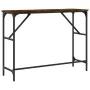 Konsole aus geräucherter Eichen-Ingenieurholz 100x32x75 cm. von , Seitentische - Ref: Foro24-834057, Preis: 42,24 €, Rabatt: %