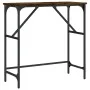 Engineered wood smoked oak console table 75x32x75 cm by , Side tables - Ref: Foro24-834062, Price: 39,34 €, Discount: %