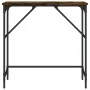 Engineered wood smoked oak console table 75x32x75 cm by , Side tables - Ref: Foro24-834062, Price: 39,34 €, Discount: %