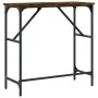 Engineered wood smoked oak console table 75x32x75 cm by , Side tables - Ref: Foro24-834062, Price: 39,34 €, Discount: %