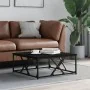 Black plywood coffee table 70x70x30 cm by , Coffee table - Ref: Foro24-835369, Price: 57,10 €, Discount: %