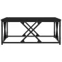 Black plywood coffee table 70x70x30 cm by , Coffee table - Ref: Foro24-835369, Price: 57,10 €, Discount: %
