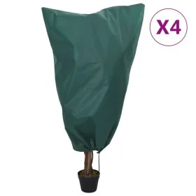 Pflanzendecke mit Kordel 4 Stück 70 g/m² 0,8x1 m von , Gartenzubehör - Ref: Foro24-364884, Preis: 18,72 €, Rabatt: %