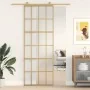 Schiebetür aus goldfarbenem ESG-Milchglas und Aluminium 76x205cm. von , Türen für zu Hause - Ref: Foro24-155175, Preis: 176,6...