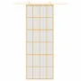 Schiebetür aus goldfarbenem ESG-Milchglas und Aluminium 76x205cm. von , Türen für zu Hause - Ref: Foro24-155175, Preis: 176,6...