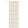 Sliding door in gold with frosted ESG glass and aluminum frame, measuring 76x205cm. by , Doors for the home - Ref: Foro24-155...
