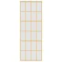 Schiebetür aus goldfarbenem ESG-Milchglas und Aluminium 76x205cm. von , Türen für zu Hause - Ref: Foro24-155175, Preis: 176,6...