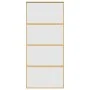 Schiebetür aus goldfarbenem ESG-Milchglas und Aluminium 90x205cm. von , Türen für zu Hause - Ref: Foro24-155182, Preis: 216,0...