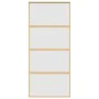 Sliding door, golden frosted ESG glass, aluminum, 90x205cm by , Doors for the home - Ref: Foro24-155182, Price: 216,09 €, Dis...