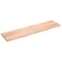 Oak wood table top treated in light brown, 200x50x(2-4) cm by , Table tops - Ref: Foro24-3156397, Price: 133,06 €, Discount: %