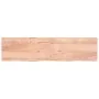 Oak wood table top treated in light brown, 200x50x(2-4) cm by , Table tops - Ref: Foro24-3156397, Price: 133,06 €, Discount: %