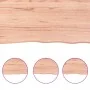 Oak wood table top treated in light brown, 200x50x(2-4) cm by , Table tops - Ref: Foro24-3156397, Price: 133,06 €, Discount: %