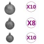 Árbol de Navidad artificial con 300 LED bolas y nieve 210 cm de , Arboles de navidad - Ref: Foro24-3210162, Precio: 96,03 €, ...