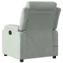 Leicht grauer Samt-Massage-Fernsehsessel von , Sessel - Ref: Foro24-373511, Preis: 258,52 €, Rabatt: %