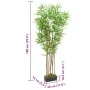 Artificial bamboo tree with 1288 green leaves, 180 cm. by , artificial flora - Ref: Foro24-358974, Price: 96,70 €, Discount: %