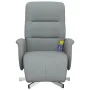 Massage-Fernsehsessel mit Fußstütze, hellgrauem Stoff. von , Sessel - Ref: Foro24-356573, Preis: 226,72 €, Rabatt: %