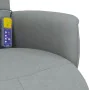 Massage-Fernsehsessel mit Fußstütze, hellgrauem Stoff. von , Sessel - Ref: Foro24-356573, Preis: 226,72 €, Rabatt: %