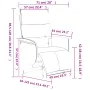 Massage-Fernsehsessel mit Fußstütze, hellgrauem Stoff. von , Sessel - Ref: Foro24-356573, Preis: 226,72 €, Rabatt: %
