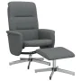 Dark gray fabric reclining armchair with footrest. by , Armchairs - Ref: Foro24-356571, Price: 161,34 €, Discount: %