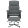 Dark gray fabric reclining armchair with footrest. by , Armchairs - Ref: Foro24-356571, Price: 161,34 €, Discount: %