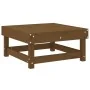 Taburete de jardín madera maciza de pino marrón miel de , Sofás modulares de exterior - Ref: Foro24-825383, Precio: 65,03 €, ...