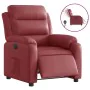 Elektrischer Relaxsessel aus rotem Kunstleder von , Sessel - Ref: Foro24-3205032, Preis: 272,42 €, Rabatt: %