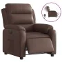 Elektrischer Relaxsessel aus braunem Kunstleder. von , Sessel - Ref: Foro24-3205030, Preis: 269,16 €, Rabatt: %