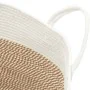 Cesta de almacenaje algodón marrón y blanco Ø38x46 cm de , Cestas - Ref: Foro24-358484, Precio: 36,15 €, Descuento: %