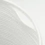 Storage basket with white and black cotton lid Ø40x35 cm by , Baskets - Ref: Foro24-358499, Price: 37,61 €, Discount: %