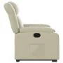 Cream-colored artificial leather reclining and lift chair by , Armchairs - Ref: Foro24-3205265, Price: 332,17 €, Discount: %