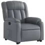 Reclining and lift chair in gray faux leather by , Armchairs - Ref: Foro24-3205267, Price: 291,02 €, Discount: %
