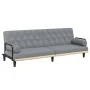 Light gray fabric sofa bed with armrests by , Sofas - Ref: Foro24-351937, Price: 271,46 €, Discount: %