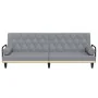Light gray fabric sofa bed with armrests by , Sofas - Ref: Foro24-351937, Price: 271,46 €, Discount: %