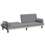 Light gray fabric sofa bed with armrests by , Sofas - Ref: Foro24-351937, Price: 271,46 €, Discount: %