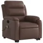 Sillón reclinable de masaje de pie de cuero sintético marrón de , Sillones - Ref: Foro24-3205051, Precio: 306,84 €, Descuento: %