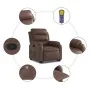 Sillón reclinable de masaje de pie de cuero sintético marrón de , Sillones - Ref: Foro24-3205051, Precio: 306,84 €, Descuento: %