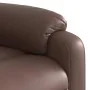 Sillón reclinable de masaje de pie de cuero sintético marrón de , Sillones - Ref: Foro24-3205051, Precio: 306,84 €, Descuento: %